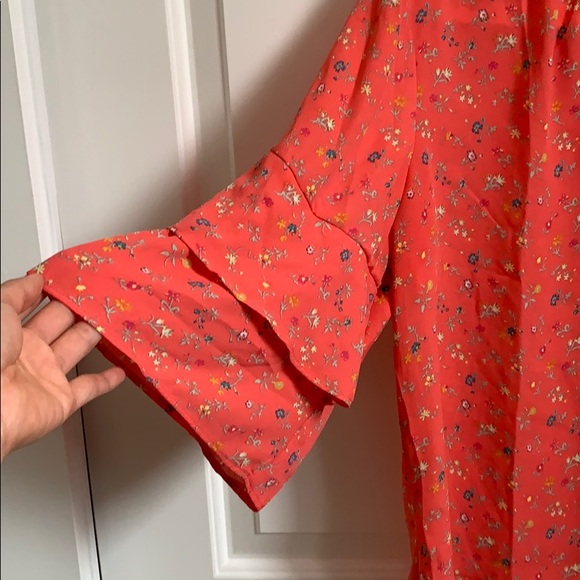 BOGO Gap floral blouse top Sz L - Picture 3 of 3